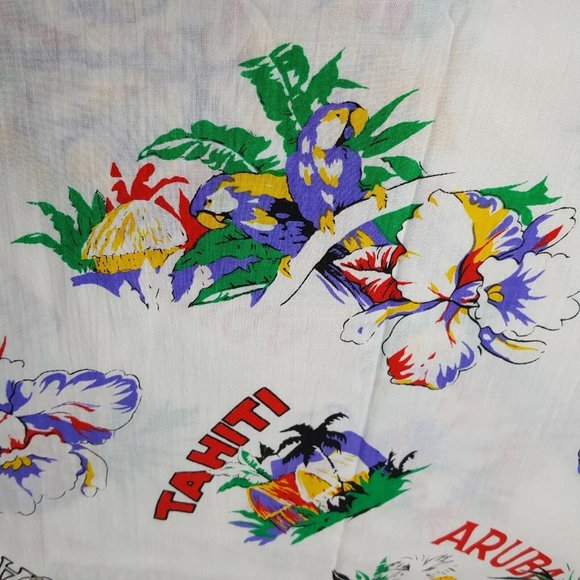 Marcus Brothers Fabric Tahiti Jamaica Guadalupe 3 + Yards Fabric Remnant 44" - Picture 5 of 7